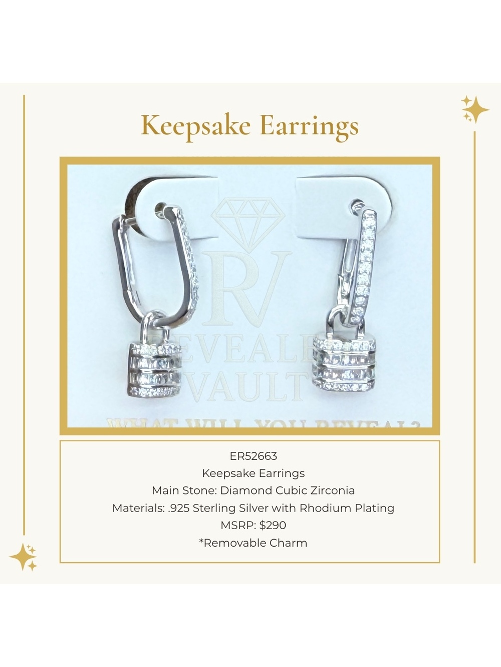 Keepsake Earrings - Sterling Club